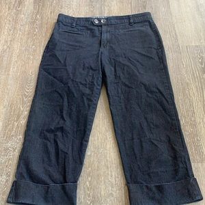 Bandolino Dark Denim Cuffed Cropped